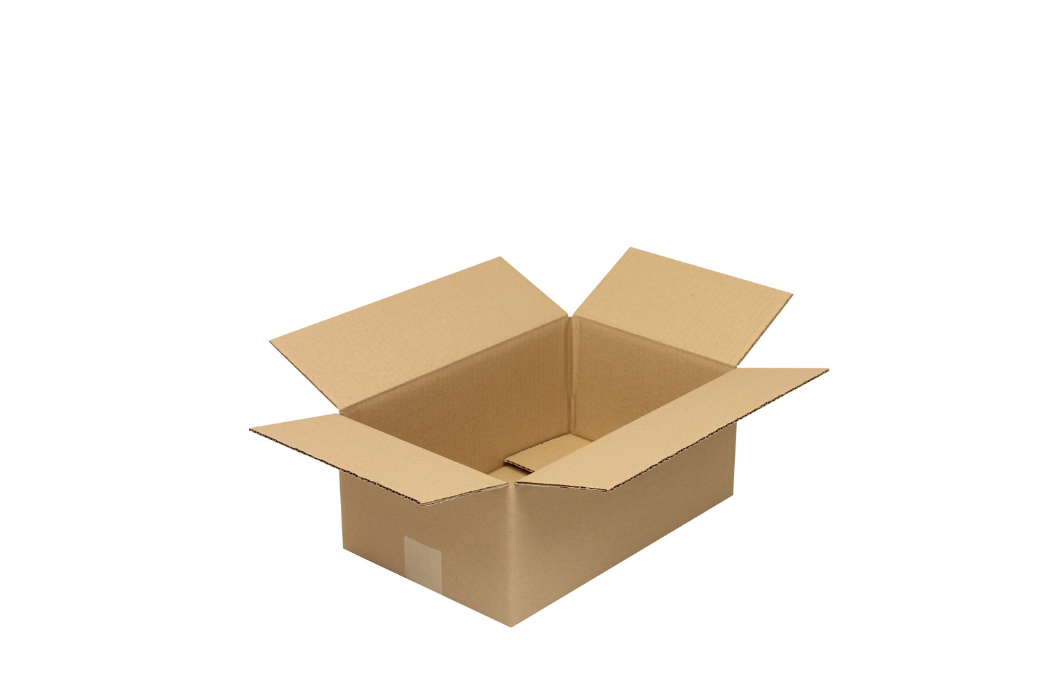 Wellpapp-Faltkarton 1-wellig, braun, Qual. 1.20, DIN C4 | 350 x 230 x 140 mm (L x B x H) Innenmaß | VE = 50 Stk.