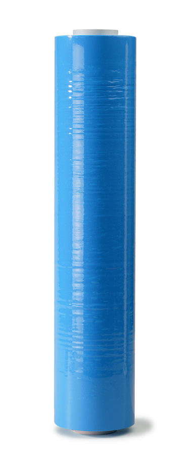 Handstretchfolie, 500 mm x 260 lfm., Stärke: 23µ, Farbe: blau