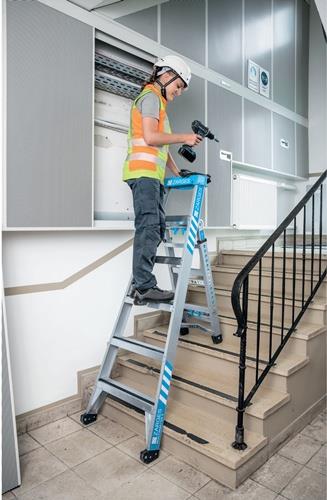 Teleskop-Kombileiter Multimaster 5 Alu.Stufen 5 max.Gesamtbelastung 150kg ZARGES || VE = 1 ST