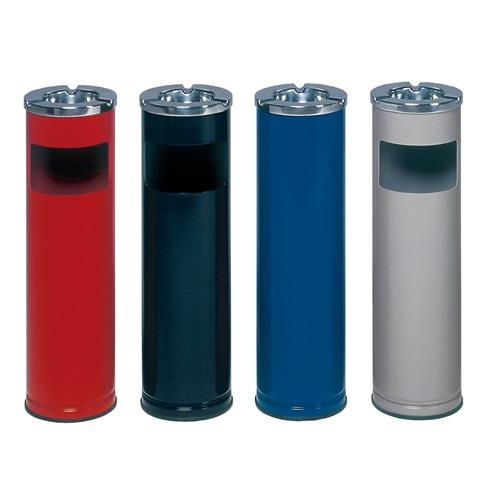 Standascher D200xH660mm enzianblau o.Einwurföffnung Stahlbl.VAR || VE = 1 ST