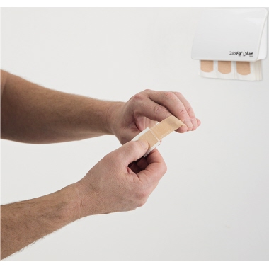 QuickFix Pflasterspender UNO 5532 weiß incl. Elastic Pflaster