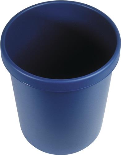 Papierkorb 18l H331xØ315mm m.Griffrand Ku.blau || VE = 6 ST