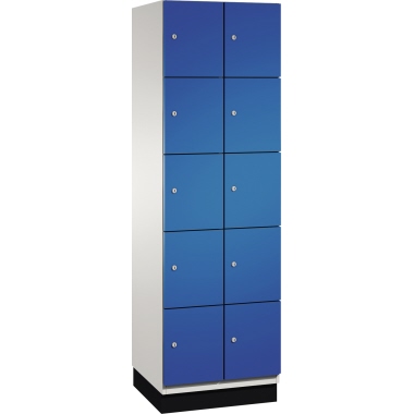 C+P Fächerschrank 4510420S10012 Sockel 10Fächer B600mm lgr/ebl