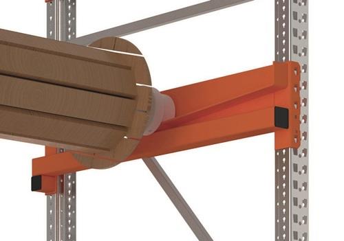 Kabeltrommelregal H5500xB1300xT1100mm Anbauregal verz.META || VE = 1 ST