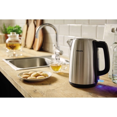 Philips Wasserkocher Daily HD9351/90 2.200W 1,7l Edelstahl