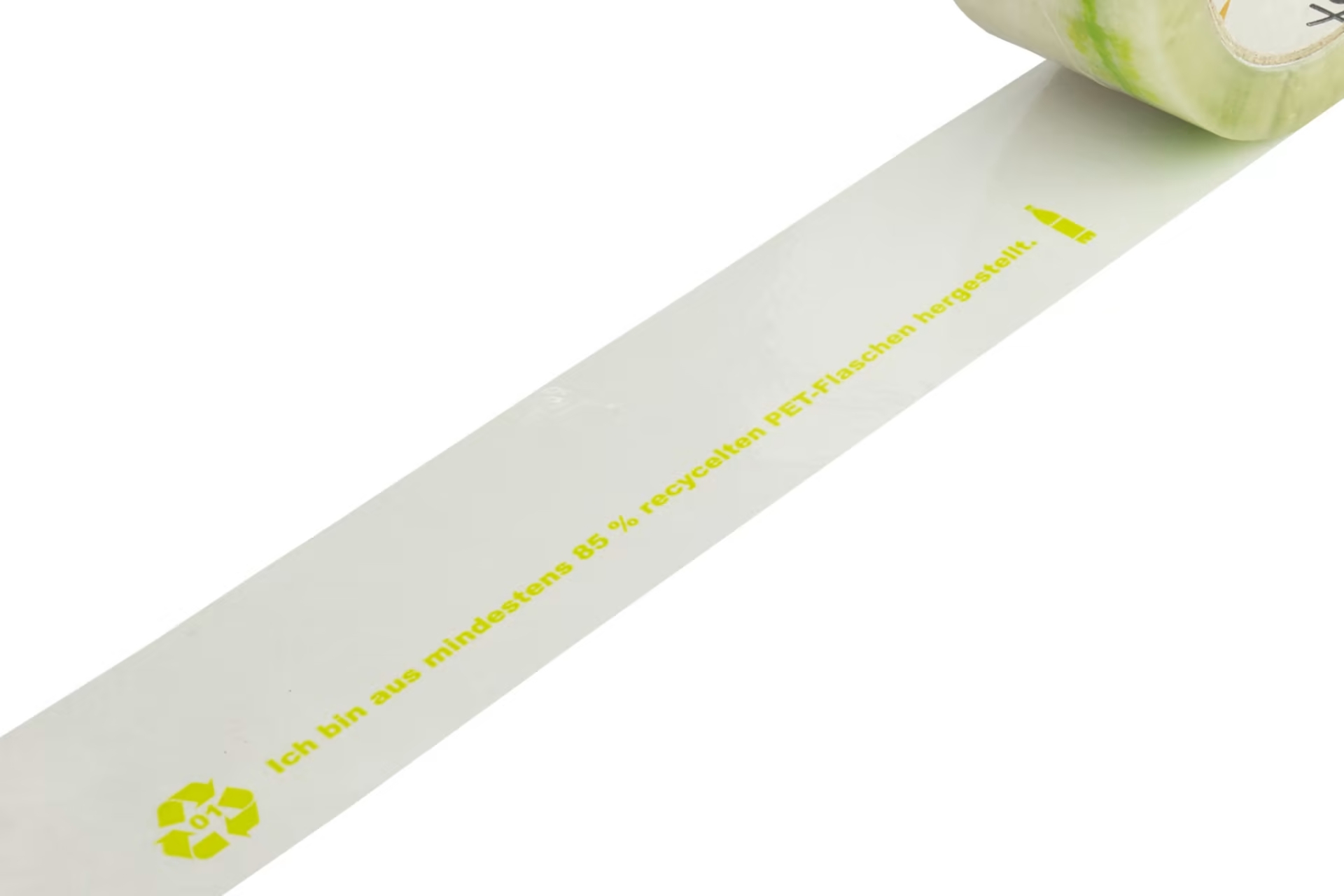 Xenial PET-Recycling-Klebeband, transparent, 50 mm x 100 lfm.