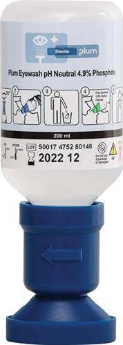 Augenspülflasche pH Neutral 200 ml 3 Jahre (ungeöff. Flasche) DIN EN15154-4 PLUM || VE = 1 ST