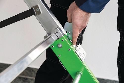 Leitereinsteckteil Leiterverlängerung m.5 Stufen Standfläche o.Ausleger || VE = 1 PA