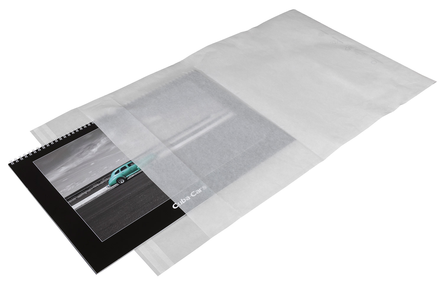 Pergaminpapierbeutel mit SK-Verschluss "2XL" | 400 x 600 mm + 100 mm (Offene Seite x L + Füllstärke) | VE = 500 Stk.