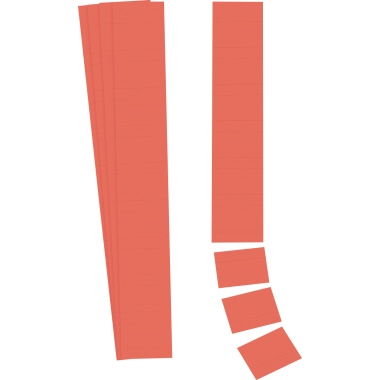 Ultradex Einsteckkarte 140605 60x32mm rot 90 St./Pack.