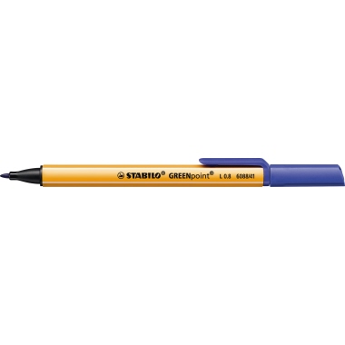 STABILO Feinschreiber GREENpoint 6088/41 0,8mm blau