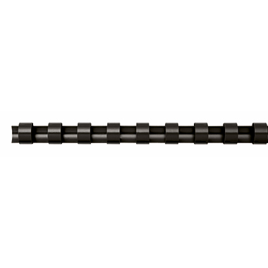 Fellowes Plastikbinderücken COMB 5346108 10mm schwarz 100 St./Pack.