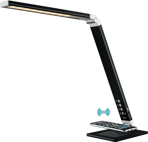 Schreibtischleuchte Alu.schwarz H.max.420mm Standfuß m.LED HANSA || VE = 1 ST
