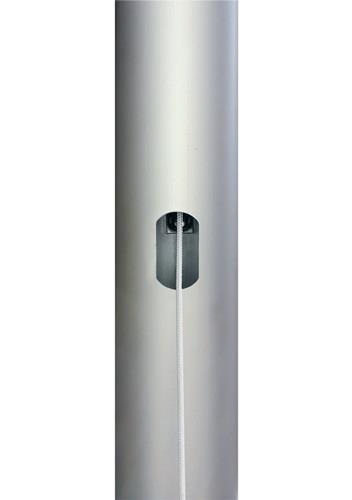 Fahnenmast H8mxD90mm Hart-Alu.elox.Hissvorrichtung innenl. || VE = 1 ST