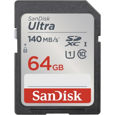 SanDisk Speicherkarte Ultra SDSDUNB-064G-GN6IN SDXC 64GB